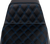 SADDLEMEN - 808-07B-17201 - Step-Up Seat - Front Lattice Stitch - Blue Stitch - FLH/FLT '08-'23