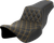 SADDLEMEN - 808-07E-17207 - Step-Up Seat - Front Lattice Stitch - Gold Stitch - Extended Reach - FLH/FLT '08-'23