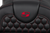 SADDLEMEN - 808-07B-19004 - RoadSofa Seat - Honeycomb - Red Stitch - Extended Reach - without Backrest - FLH/FLT '08-'24