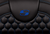 SADDLEMEN - 808-07B-19001 - RoadSofa Seat - Honeycomb - Blue Stitch - Extended Reach - without Backrest - FLH/FLT '08-'24
