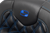 SADDLEMEN - 823-07-20601 - RoadSofa Seat - without Backrest - Carbon Fiber - Lattice Stitch - Blue Stitch - FLTR/FLHX '23-'24