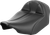 SADDLEMEN - 823-07E-0042 - Dominator Solo Seat - Carbon Fiber w/ Silver Stitch - Extended Reach - FLT/FLH '23-'24