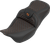 SADDLEMEN - 808-07B-20803 - Roadsofa Seat - without Backrest - Dragon Stitch - Orange Stitch - FLH/FLT '08-'25