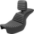 SADDLEMEN - 806-04-191BR - Tour Step-Up Seat - Rider Backrest - Tuck-n-Roll - Dyna '06-'17