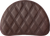SADDLEMEN - 051345 - Sissy Bar Pad - Lattice Stitched - Brown - Universal