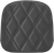 SADDLEMEN - 0407SDC - Sissy Bar Pad - Lattice Stitched - Black - Universal
