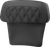 SADDLEMEN - 814-07-CPACK-LS - Chopped Tour Pak Backrest Pad - RoadSofa - Perforated Black w/ Lattice Stitch - FLT/FLH '14-'23