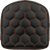 SADDLEMEN - 040849ORA - RoadSofa Sissy Bar Pad - Honeycomb - Orange Stitching