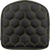SADDLEMEN - 040849GOL - RoadSofa Sissy Bar Pad - Honeycomb - Gold Stitching