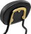 SADDLEMEN - 15725GO - Sissy Bar Pad Bracket - Gold