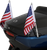 SHOW CHROME - 41-203L - Folding Flag Pole - Left - Chrome - Can-Am - Spyder