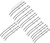 SNO STUFF - 510-113-BOX - Replacement Wear Bar - 20 Box - Arctic Cat