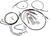 BURLY BRAND - B30-1197 - Control Kit - 12" Ape Hanger Handlebars