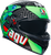 AGV - 2118381004013S - K3 Helmet - Kamaleon - Black/Red/Green - Small