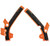 ACERBIS - 2449525225 - X-Grip Frame Guards - Orange/Black - Husqvarna | KTM