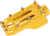 THRASHIN SUPPLY CO. - TSC-2221-5 - Aggressor Brake Pedal - Gold - Touring