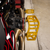THRASHIN SUPPLY CO. - TSC-2221-5 - Aggressor Brake Pedal - Gold - Touring