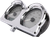 THRASHIN SUPPLY CO. - TSC-2707-3 - Gauge Relocation Kit - Chrome