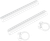 UFO - SU02925041 - Fork Tube Protectors - White - RM - '91