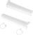 UFO - SU02943041 - Fork Tube Protectors - White - RM - '92-'93