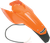 UFO - KT03097-127 - Enduro Rear Fender - with Light - '98-'20 OEM Orange