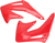 ACERBIS - 2071390227 - Radiator Shrouds - Red