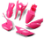 UFO - KA37003-P - Replacement Body Kit - Pink - Kawasaki - KX '10-'25