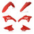 ACERBIS - 2858910227 - Standard Replacement Body Kit - Red