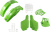 UFO - KAKIT189F@999 - Body Kit - '89/'90/'92 OEM Green/White - Kawasaki - KX '89-'92