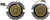 CUSTOM DYNAMICS - GEN-4-AW-1157T - Amber/White LED Turn Signal Inserts