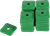 WOODY'S - ASG-3780-48 - Support Plates - Grand Digger - Green - Square - 48 Pack