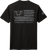 AMERICAN BIKER - Handlebar Society Perfect Weight T-Shirt - Black/Gray