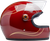 BILTWELL - Gringo S Helmet - Flames - Gloss Garnet Red