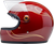 BILTWELL - Gringo S Helmet - Flames - Gloss Garnet Red