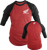 D'COR VISUALS - Honda Long-Sleeve T-Shirt - Red/Black