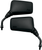 EMGO - 20-25100 - Mirror - Roadhawk - Side View - Rectangle - Short - M10 x 1.25 - Black
