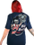 LETHAL THREAT - Down-N-Out Big Bore T-Shirt - Navy