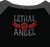 LETHAL THREAT - Women's Fast & Fearless Raglan Sleeve Shirt - Black/Gray