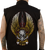 LETHAL THREAT - No Regrets Printed Sleeveless Button Down Shirt - Black