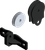 Synthetic Cable Pulley - Powder-Coated | Black
