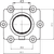 Carburetor Mounting Flange - Black