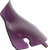 Kolor Flare Cruiser Windshield - Purple