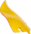Kolor Flare Cruiser Windshield - Yellow