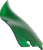 Kolor Flare Cruiser Windshield - Green
