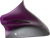 Kolor Flare Cruiser Windshield - Purple
