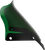 Kolor Flare Cruiser Windshield - Green