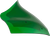 Kolor Flare Cruiser Windshield - Green