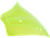 Ice Kolor Flare Cruiser Windshield - Green