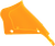 Ice Kolor Flare Cruiser Windshield - Orange