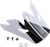 Visor Peak - Black | Gloss | White | Gray - One Size